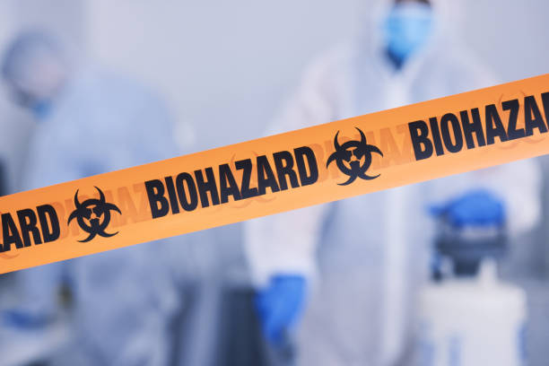 Professional Biohazard Cleanup technician working in Pulaski, NY
